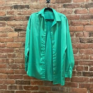 Nasty Gal x Maeve Satin 2 piece